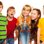 Kids-Gruppe Tonstudio